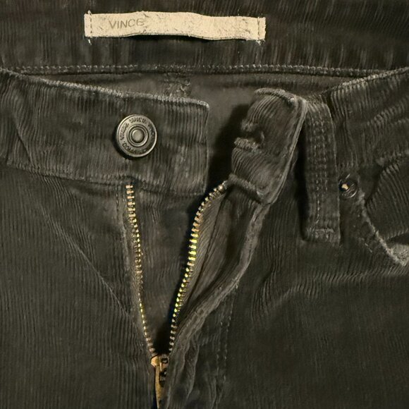 VINCE Dark Gray Corduroy Pants Size 26 - Picture 3 of 5